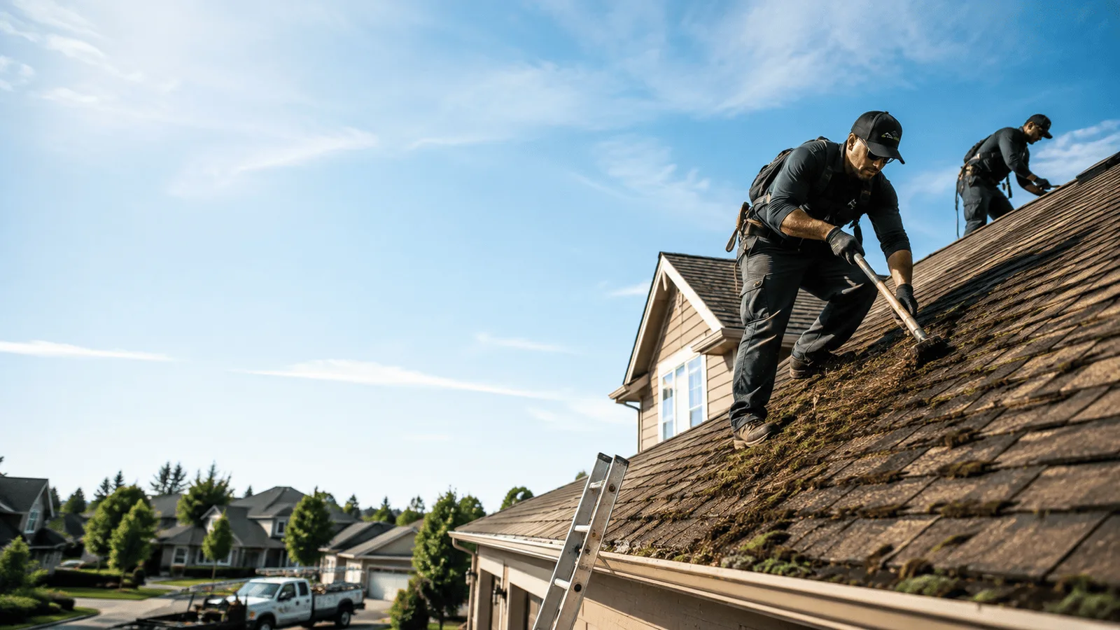Roof Moss Removal in Greenleaf, WI near me